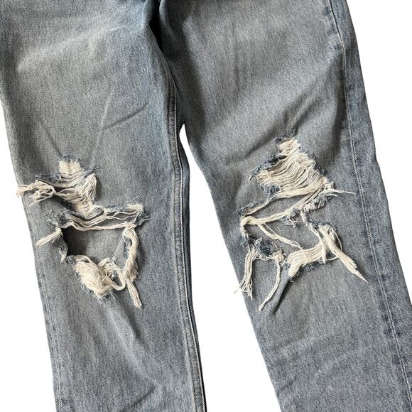 AGOLDE Fen High Rise Relaxed Taper Jean Wander Wash Distressed - Picture 5 of 11